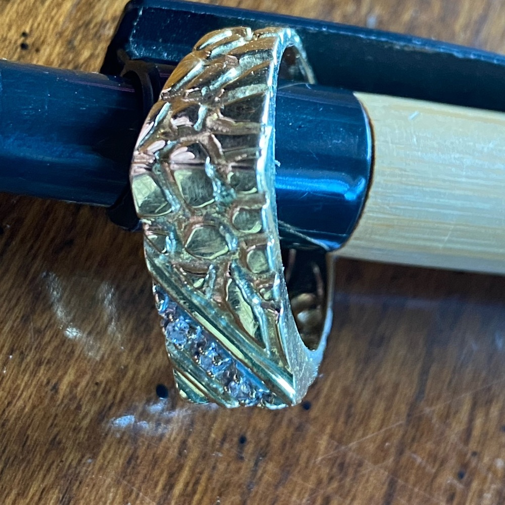 Gold Nugget Ring Sz.9 10k